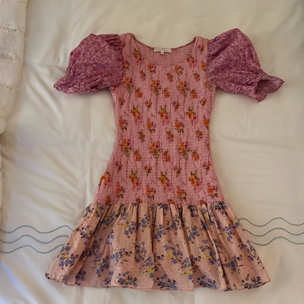 I’m selling a pink Loveshackfancy dress!